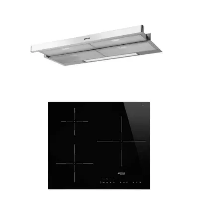 Smeg KSET6XE2   SI5632D Hood & Hob Bundle