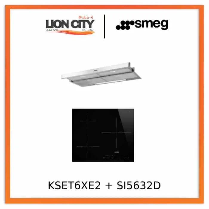 Smeg KSET6XE2   SI5632D Hood & Hob Bundle