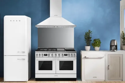 Smeg KSET9XE2 90 cm Integrated (semi) hood