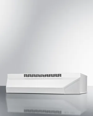 Summit ADAH1636W 36" Under Cabinet Convertible Range Hood, Ada Compliant