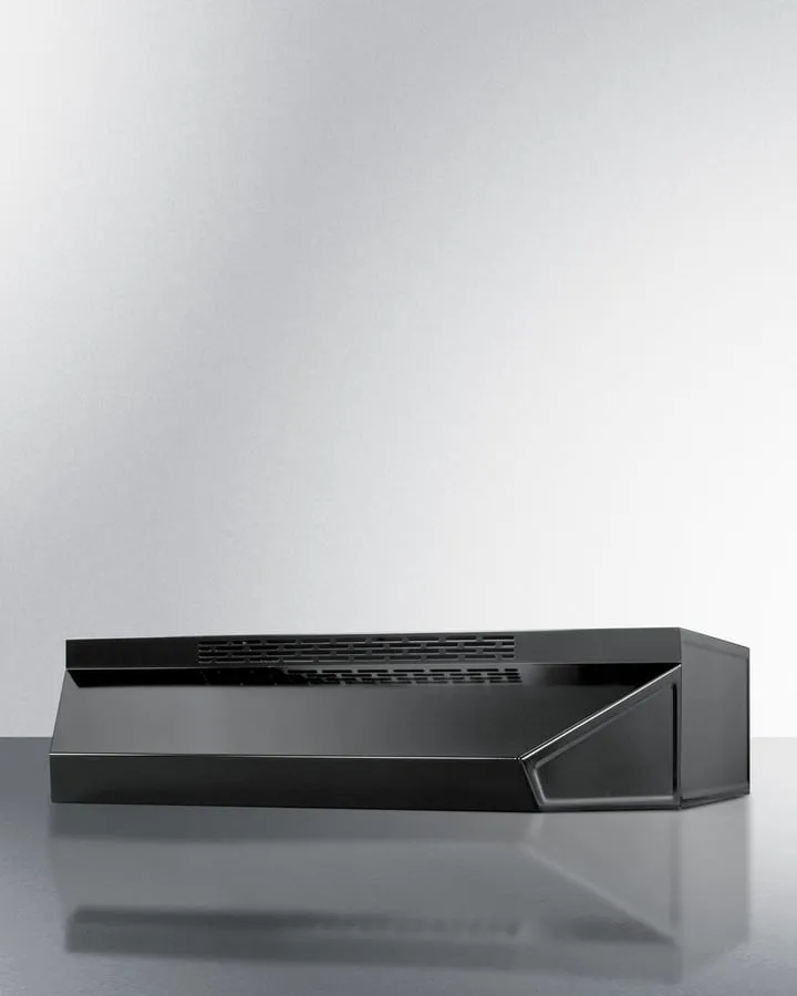 Summit ADAH1720B 20" Under Cabinet Ductless Range Hood, Ada Compliant