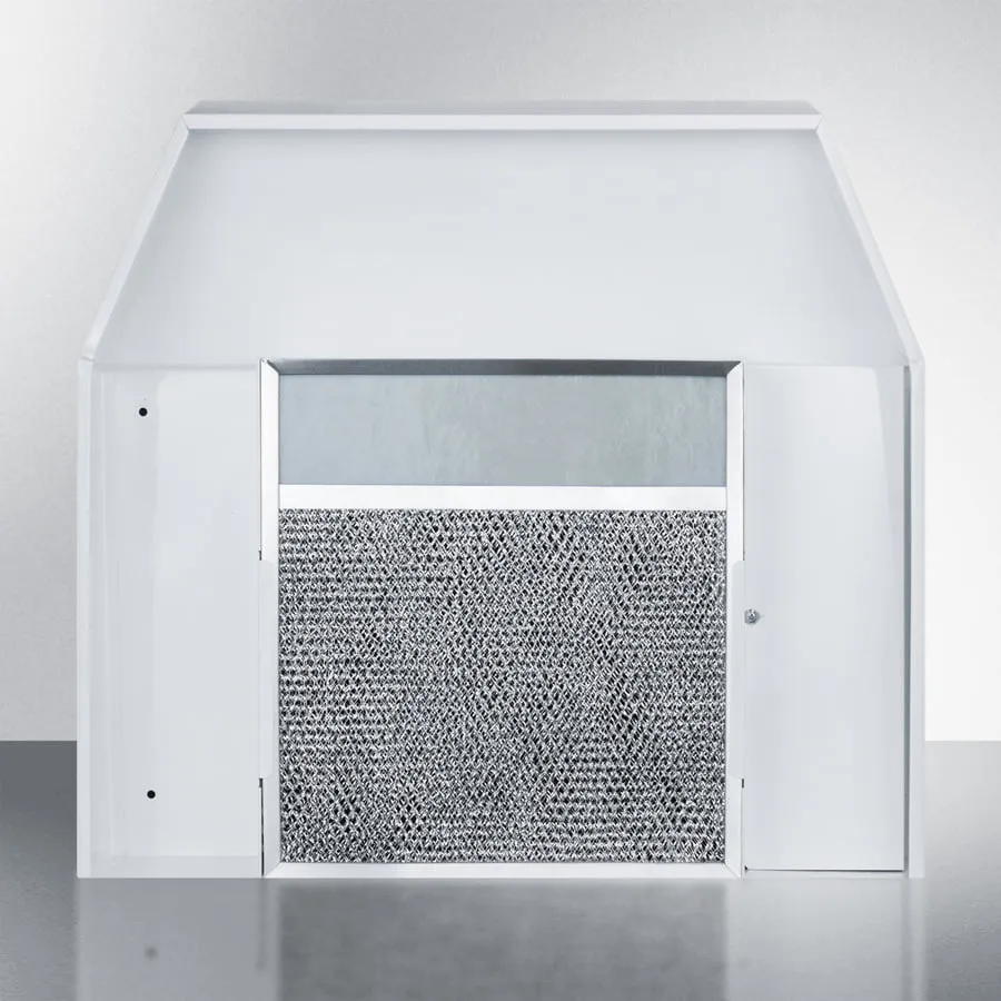 Summit ADAH1730W 30" Under Cabinet Ductless Range Hood, Ada Compliant