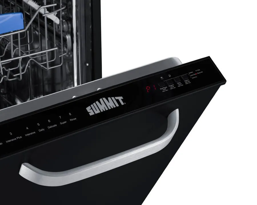 Summit DW184BADA 18" Wide Built-In Dishwasher, Ada Compliant