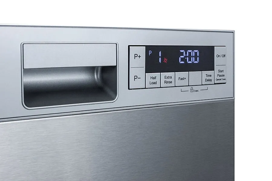 Summit DW18SS4 18" Wide Built-In Dishwasher