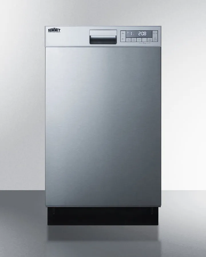 Summit DW18SS4ADA 18" Wide Built-In Dishwasher