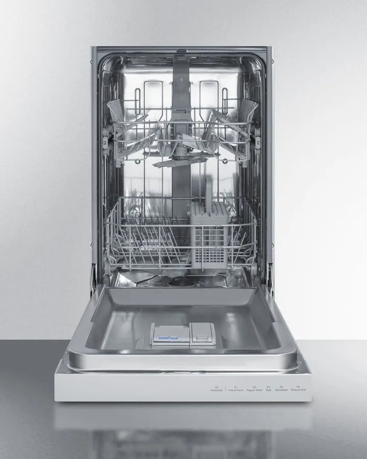 Summit DW18SS4ADA 18" Wide Built-In Dishwasher