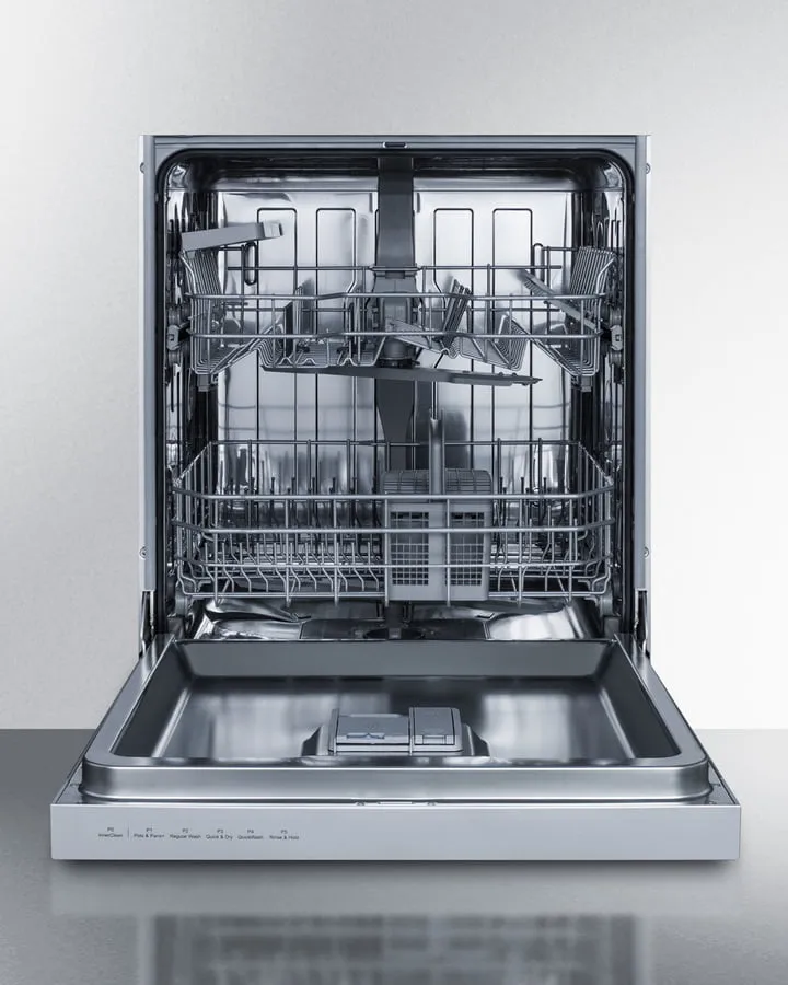 Summit DW2435SSADA 24" Wide Built-In Dishwasher, Ada Compliant