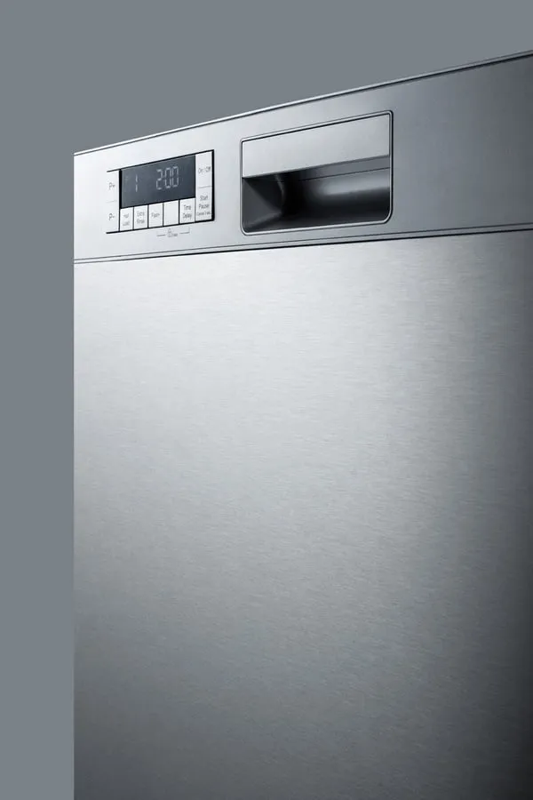 Summit DW2435SSADA 24" Wide Built-In Dishwasher, Ada Compliant