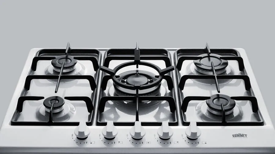 Summit GC5271W 27" Wide 5-Burner Gas Cooktop