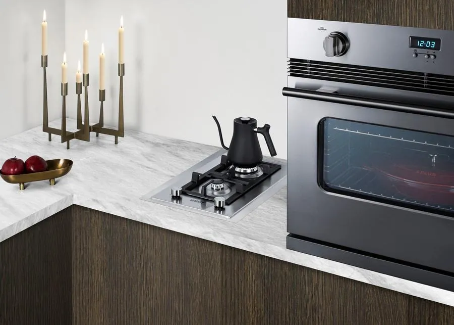 Summit GCJ2SSLPTK15 15" Wide 2-Burner Propane Gas Cooktop In Stainless Steel
