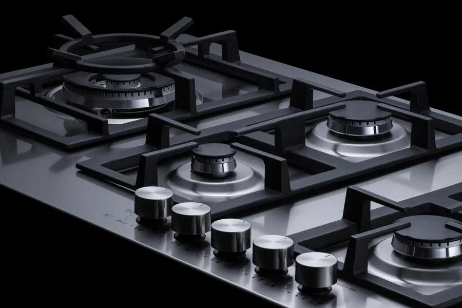 Summit GCJ536SSLP 34" Wide 5-Burner Propane Gas Cooktop In Stainless Steel