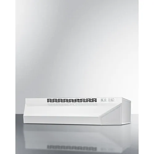 Summit H1724W 24" Under Cabinet Ductless Range Hood