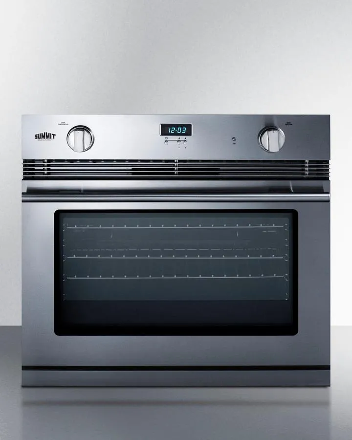 Summit SGWOGD30 30" Wide Gas Wall Oven