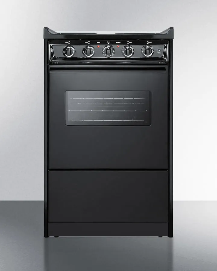Summit TEM110CRW 20" Wide Electric Coil Range