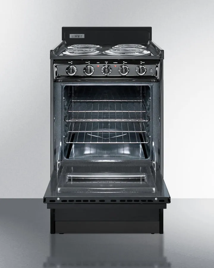Summit TEM110CW 20" Wide Electric Coil Range