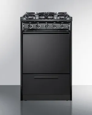 Summit TTM1107CRS 20" Wide Gas Range