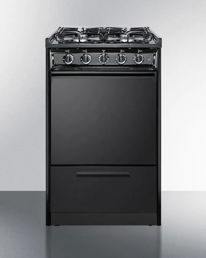 Summit TTM1107CRS 20" Wide Gas Range