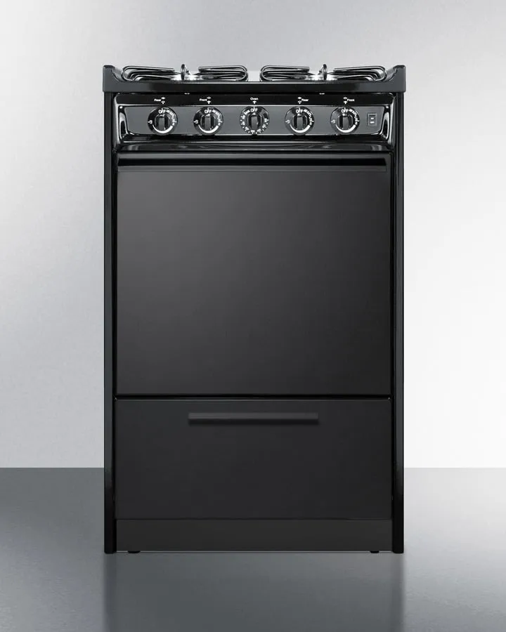 Summit TTM1107CRS 20" Wide Gas Range