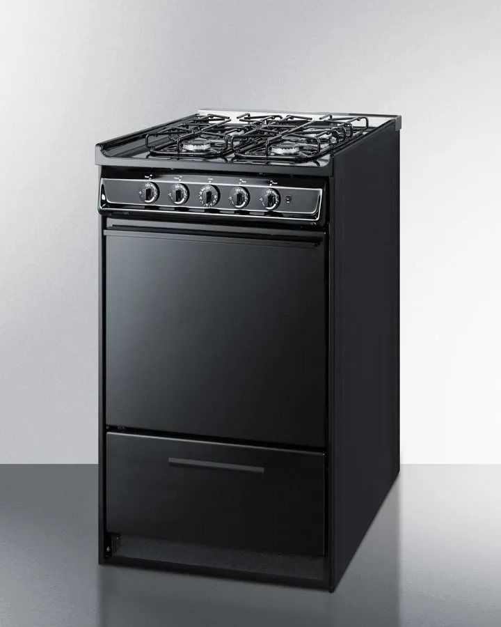 Summit TTM1107CRS 20" Wide Gas Range