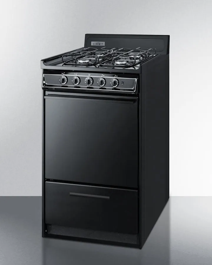Summit TTM1107CS 20" Wide Gas Range