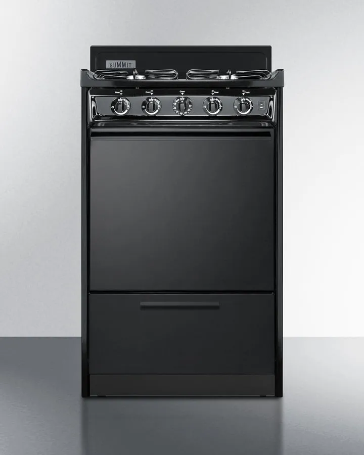Summit TTM1107CS 20" Wide Gas Range