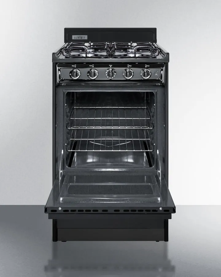 Summit TTM1107CS 20" Wide Gas Range