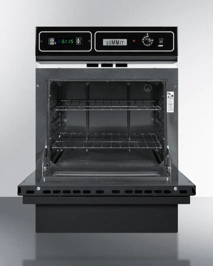 Summit TTM7212KW 24" Wide Gas Wall Oven