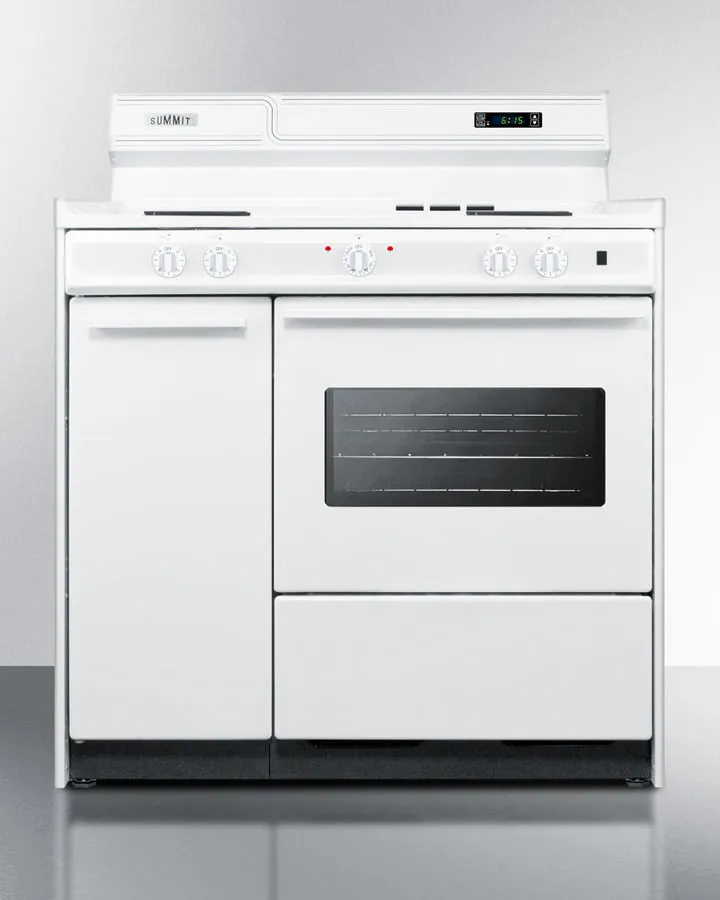 Summit WEM430KW 36" Wide Electric Coil Top Range