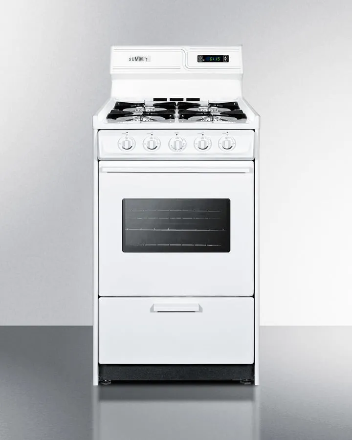 Summit WNM1307KW 20" Wide Gas Range
