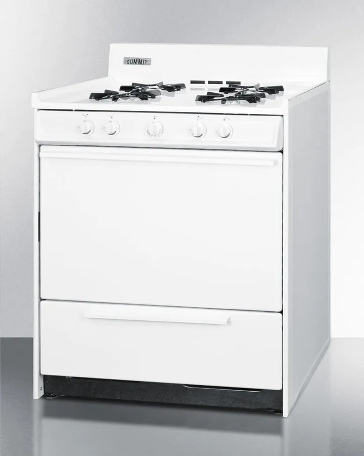 Summit WNM210P 30" Wide Gas Range
