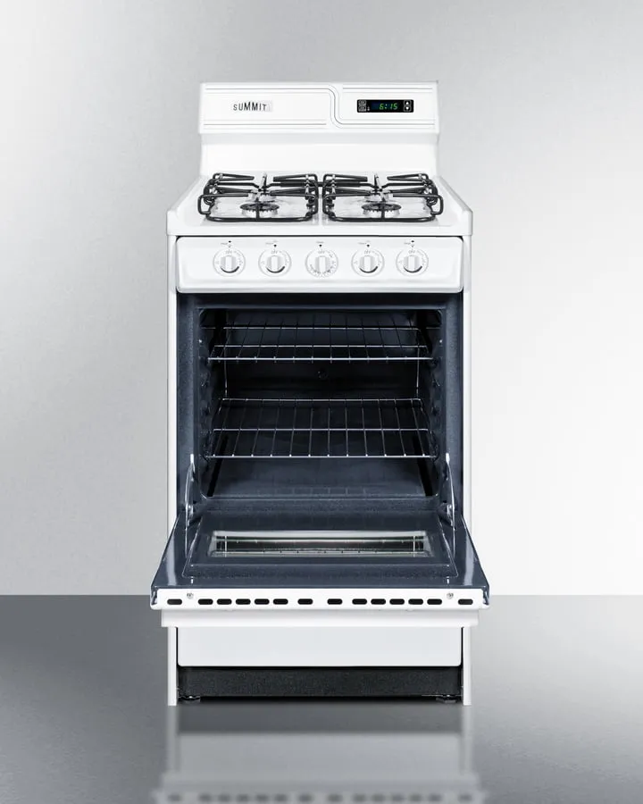 Summit WTM1307KSW 20" Wide Gas Range