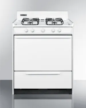 Summit WTM2107S 30" Wide Gas Range