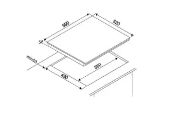 Tecno 60cm Induction Hob TIH638PS (TIH 638PS)