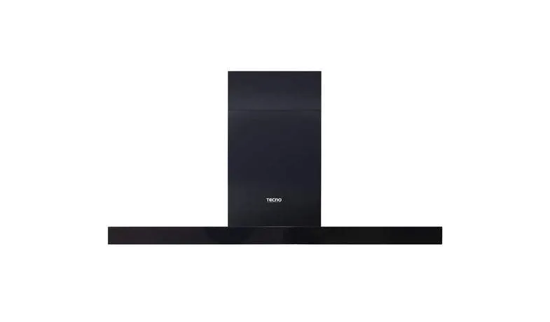 Tecno Uno KA 2238 / 90 Chimney Hood Full Black 90cm,Touch Control