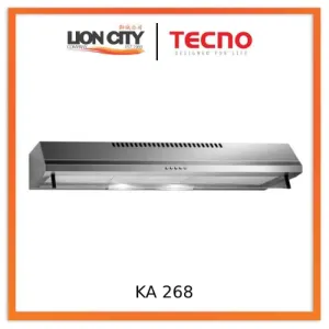 Tecno Uno KA 268 / 60 Slim Line Hood Stainless Steel 60cm, Twin Motor