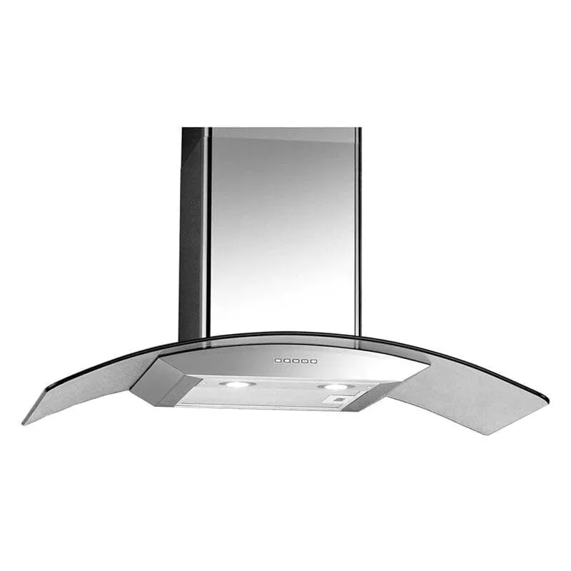 TECNO UP 9608 90cm Glass Chimney Hood