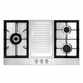 Tecno 90cm Stainless Steel Built-In Hob TA 983TR / TA 983TRSV