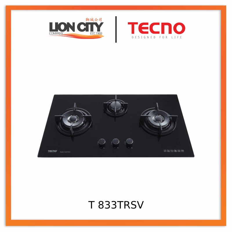 Tecno TCH 901SS/WH/BK Slim Line Designer Hood   T-833 TRSV Toughened Glass Hob   TBO 630 Built-In Oven