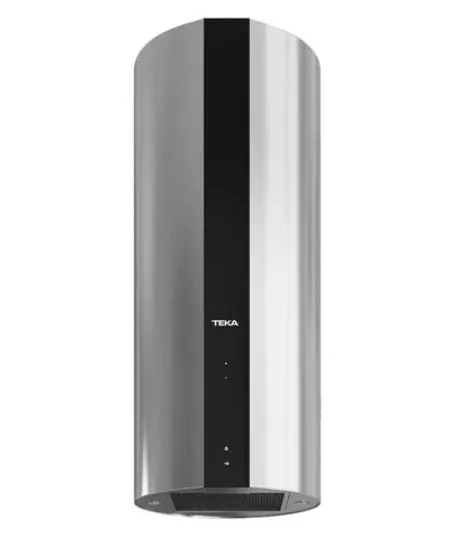 Teka CC 485 INOX Decorative Tubular Island Hood With Touch Control and Ecopower Motor, 40cm