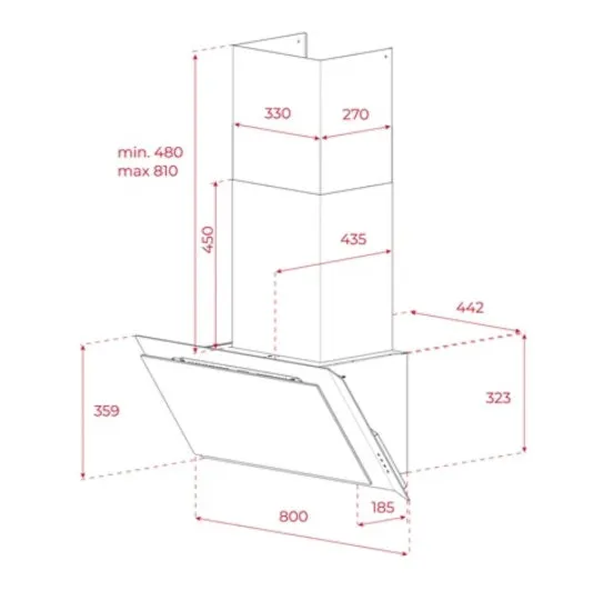 Teka DVI 88 Infinity G1 Vertical Hood. Special Edition by Italdesign Giugiaro