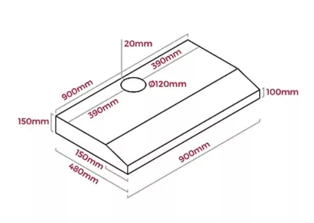 Teka HGI 902 Slimline Hood