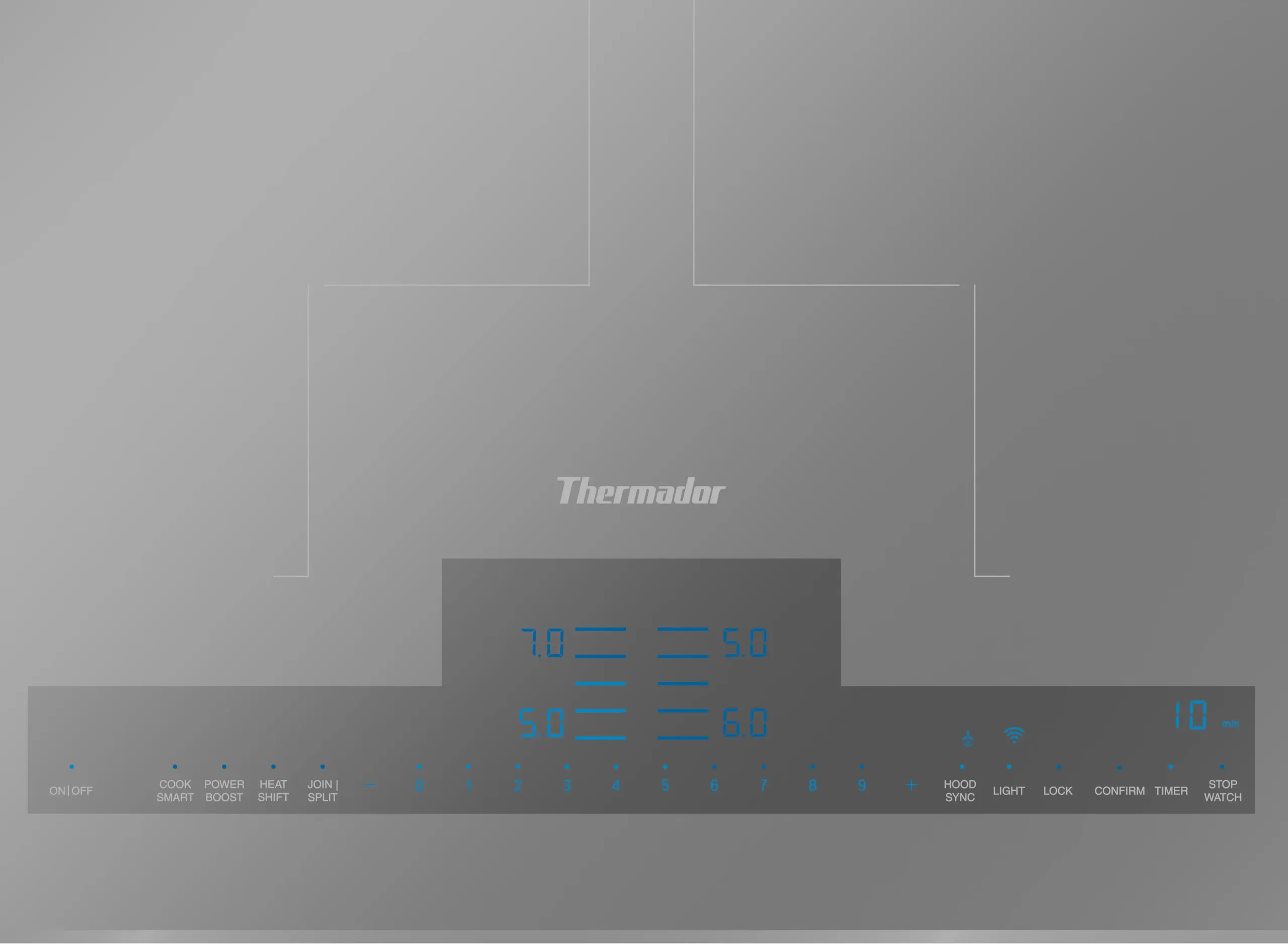Thermador CIT30FBG Liberty Induction Cooktop 30'' Titanium Gray, Without Frame
