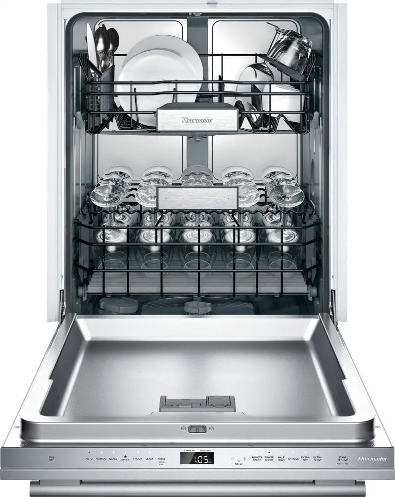 Thermador DWHD771WFM 24-Inch Masterpiece Stainless Steel Glass Care Center Dishwasher