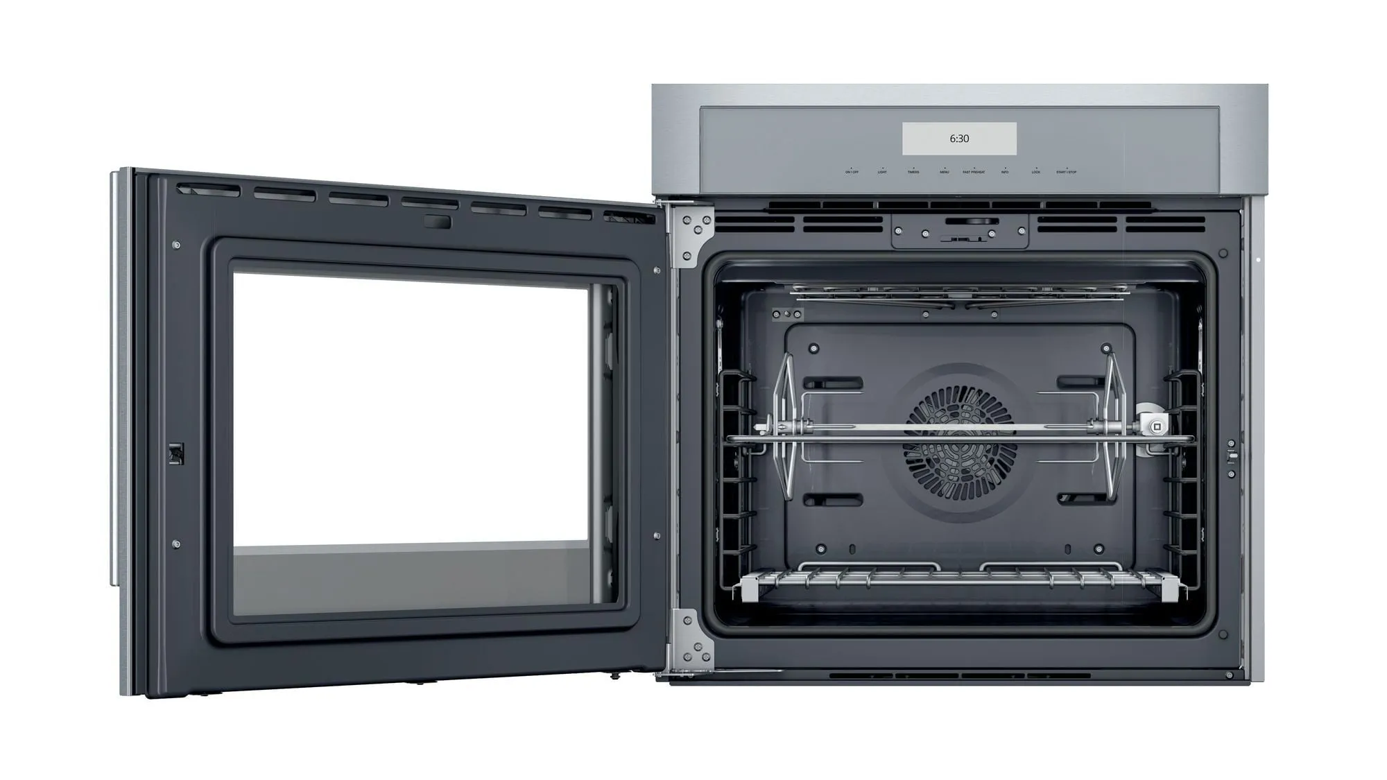 Thermador MED301LWS 30-Inch Masterpiece Single Built-In Oven With Left Side Opening Door
