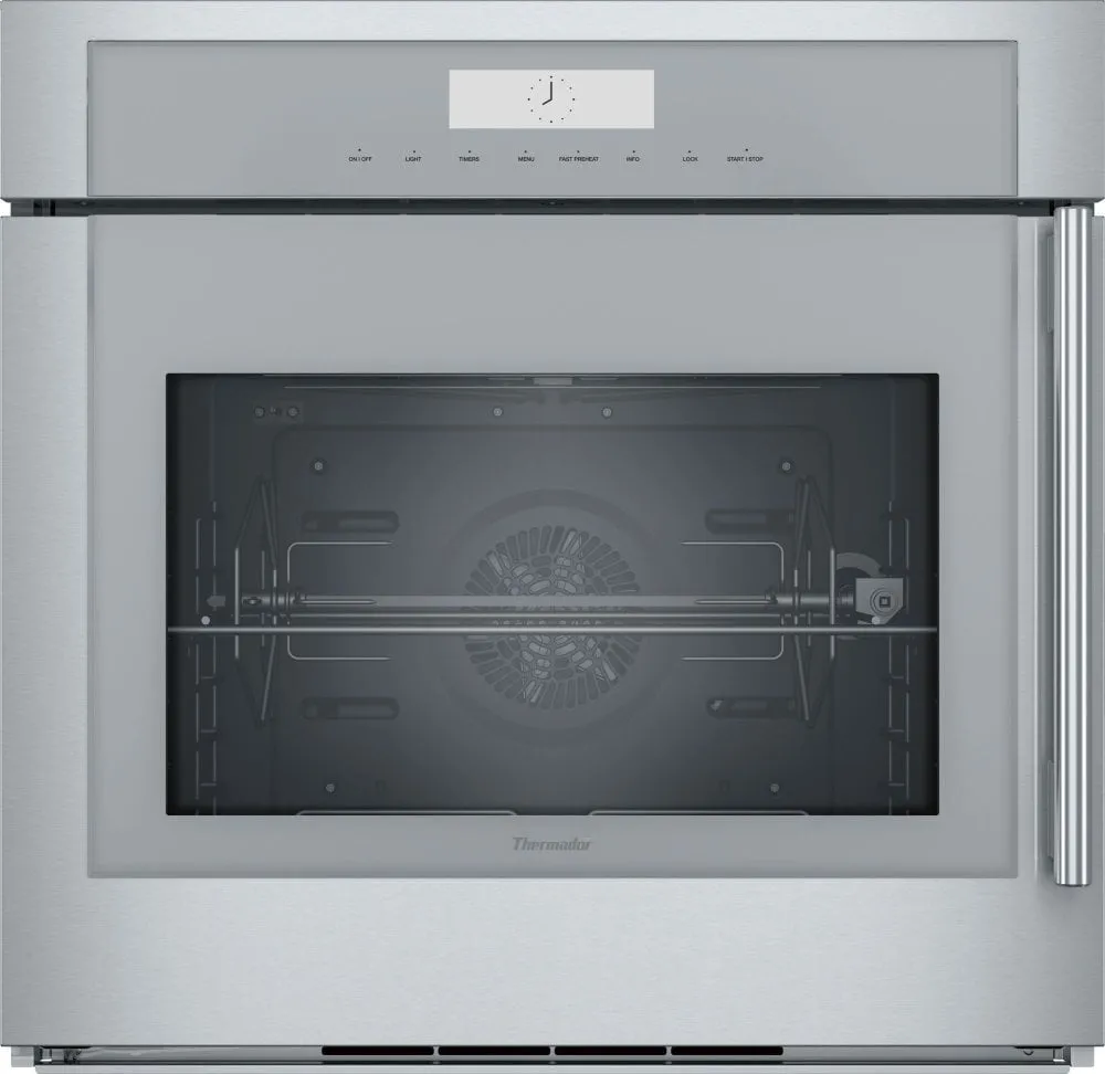 Thermador MED301LWS 30-Inch Masterpiece Single Built-In Oven With Left Side Opening Door