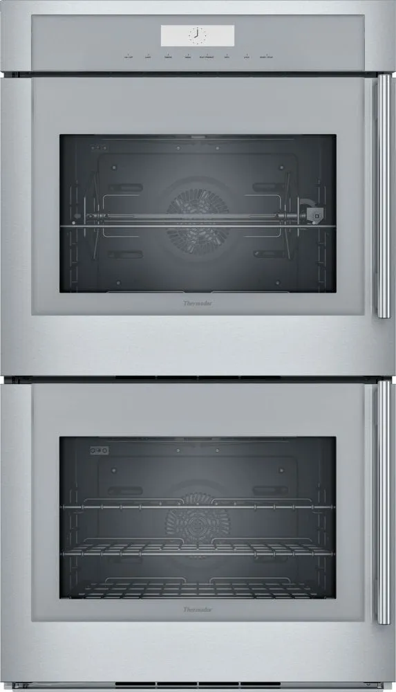 Thermador MED302LWS 30-Inch Masterpiece Double Wall Oven With Left Side Opening Door