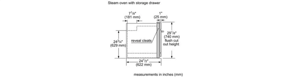 Thermador MEDS301WS 30-Inch Masterpiece Single Steam Oven