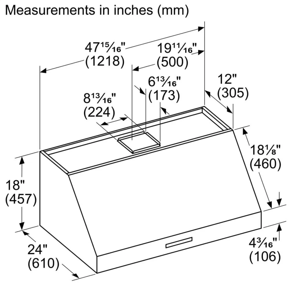 Thermador PH48HWS 48-Inch Pro Harmony Wall Hood