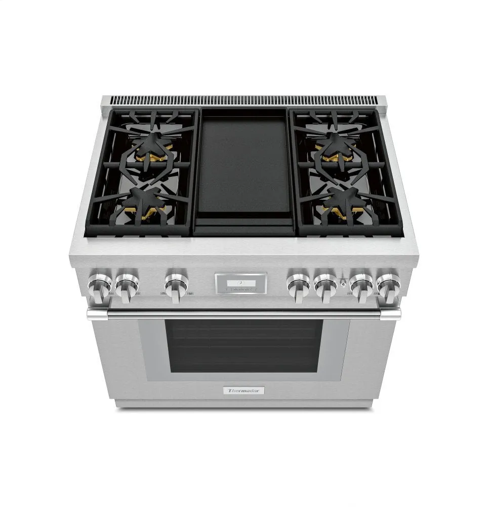 Thermador PRD364WDHU 36-Inch Pro Harmony Standard Depth Dual Fuel Range