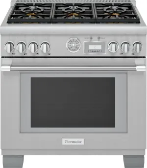 Thermador PRD366WGU 36-Inch Pro Grand Commercial Depth Dual Fuel Range